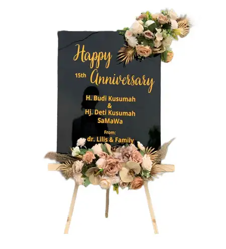 Papan Bunga Akrilik Gambirkuning