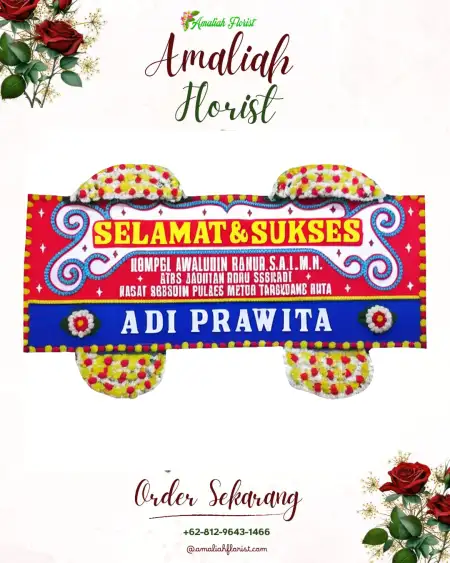 Papan Bunga Ucapan Selamat Gambirkuning